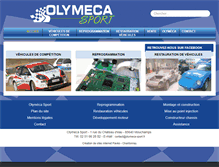 Tablet Screenshot of olymeca-sport.fr